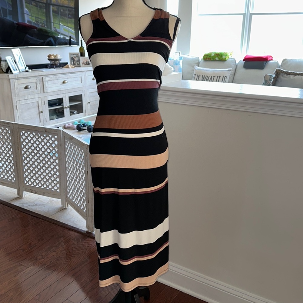 Striped maxi dress - NWOT!